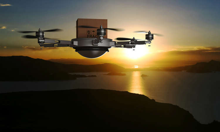 Alibaba's drones bezorgen pakketten naar eilanden