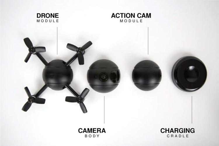 PITTA: drone, actiecamera en beveiligingscamera in één