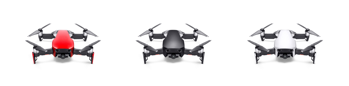 dji mavic air arctic white drone