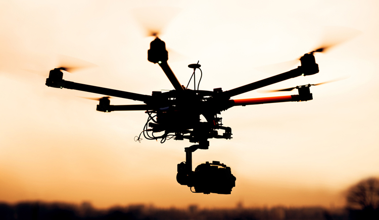 Drones beveiligen muziekfestival Coachella in Indio (Californië)
