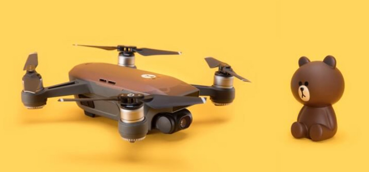 DJI brengt LINE FRIENDS BROWN versie van Spark drone uit