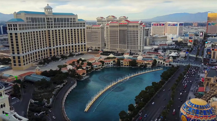 Las Vegas gefilmd met DJI Mavic Pro in 4K
