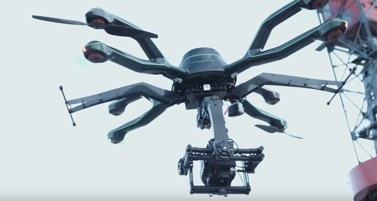 Energiebedrijf Spie legt eerste Nederlandse hoogspanningskabel aan met drone