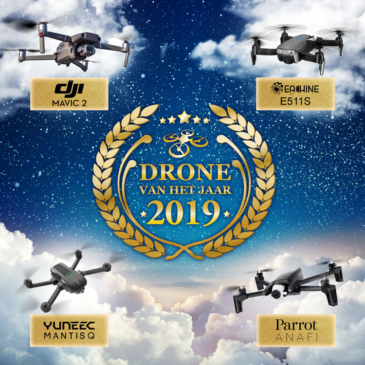 Stem nu op je favoriete Drone van het Jaar 2019!