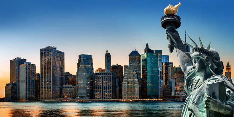 New York City skyline gefilmd met DJI Mavic 2 Pro