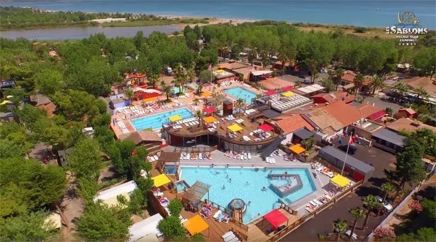 franse-camping-les-sablon-promo-video-drone-jacuzzi-zwembad-glijbaan-bommetje-portiragnes-plage-2015