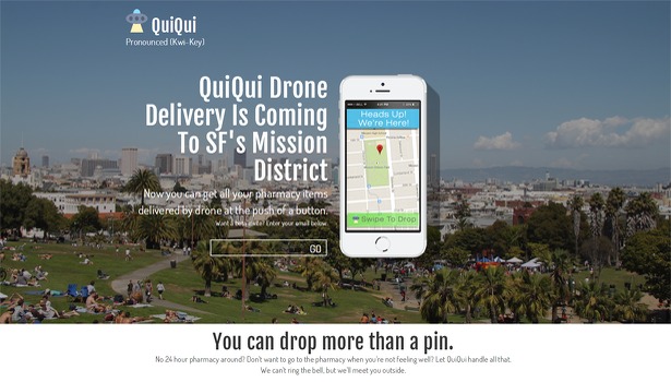 QuiQui drug drone delivery service