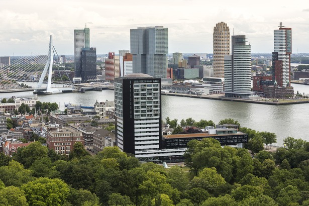 Rotterdam de havenstad in Zuid-Holland